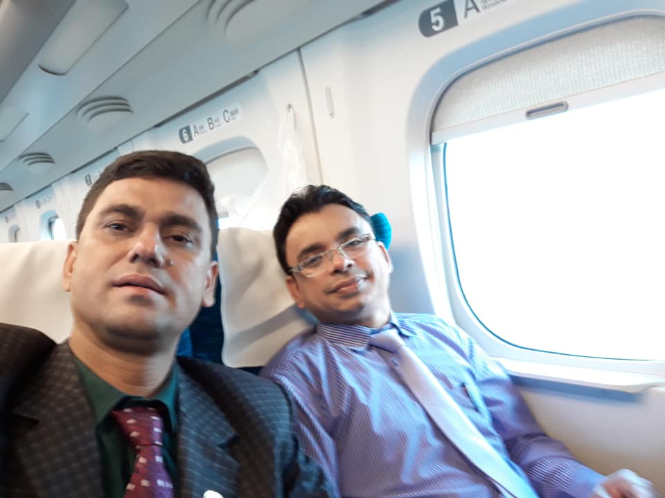 টোকিও থেকে বুলেট ট্রেনে